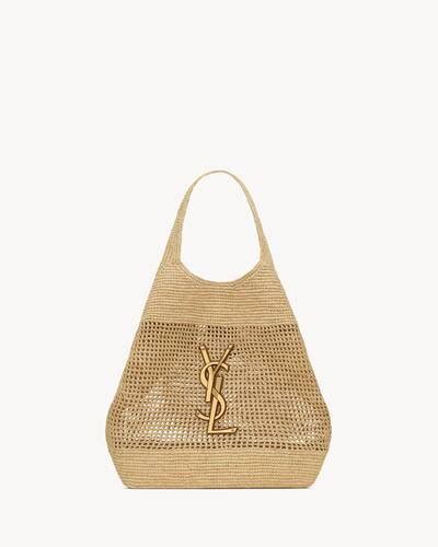 ysl i care maxi bag|YSL icare raffia bag.